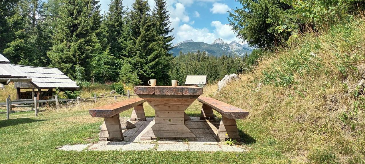 Planinska Hisica Pod Macesni - Bohinj Villa Srednja Vas v Bohinju Exteriör bild
